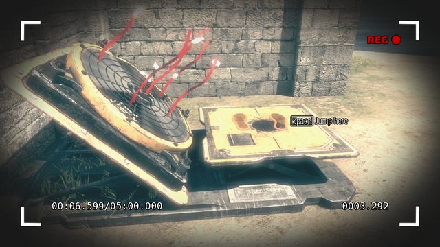 Record yourself standing on the fans pressure plate. - So Close, So Far | World 1 - World 1 - The Talos Principle Game Guide