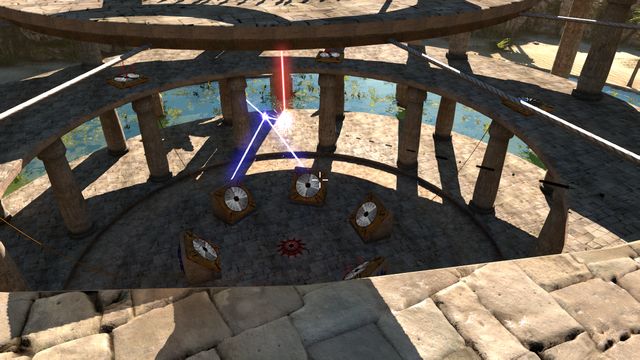 Block the red laser with the connector. - Haircut | World 2 - World 2 - The Talos Principle Game Guide