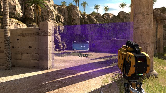 Use the jammer to turn off the barrier - Crater | World 2 - World 2 - The Talos Principle Game Guide