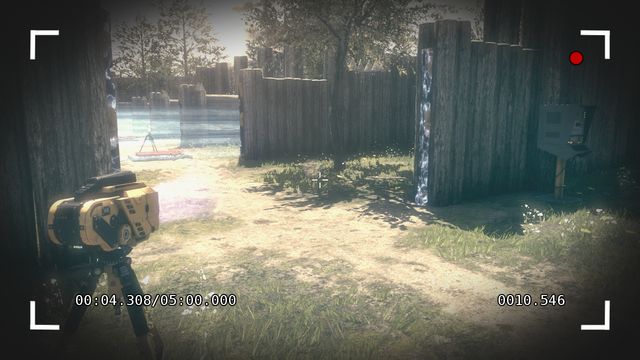 Record yourself setting the jammer towards the gate - Press and Jam | World 4 - World 4 - The Talos Principle Game Guide