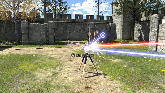 Apart from the correct coupling, you also need to place the connector properly - Colliding Beams | World 4 - World 4 - The Talos Principle Game Guide