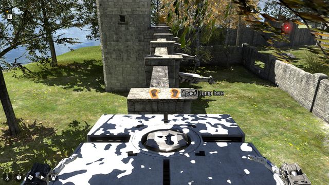 Keep jumping on the wall, up until you reach the star - World 1 | All Stars - All Stars - The Talos Principle Game Guide