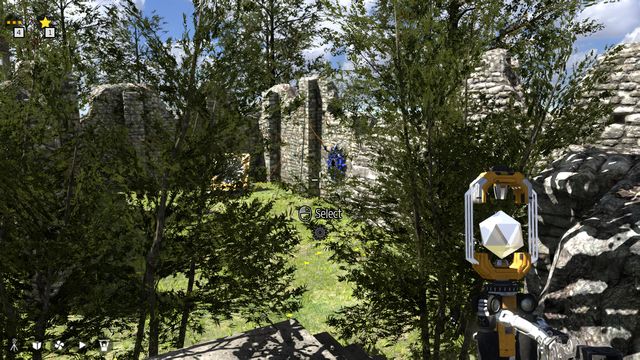 Locate the ruins with the button and the fan - World 1 | All Stars - All Stars - The Talos Principle Game Guide