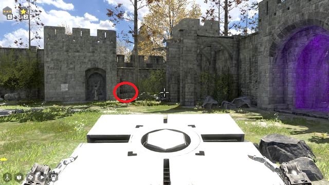 Go straight ahead and go left, right before the entrance to the Through a Windows puzzle - World 1 | All Stars - All Stars - The Talos Principle Game Guide