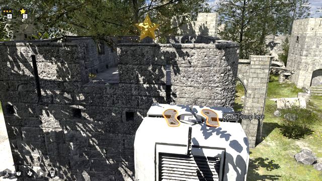 Stand onto the cube and jump to reach the star - World 1 | All Stars - All Stars - The Talos Principle Game Guide