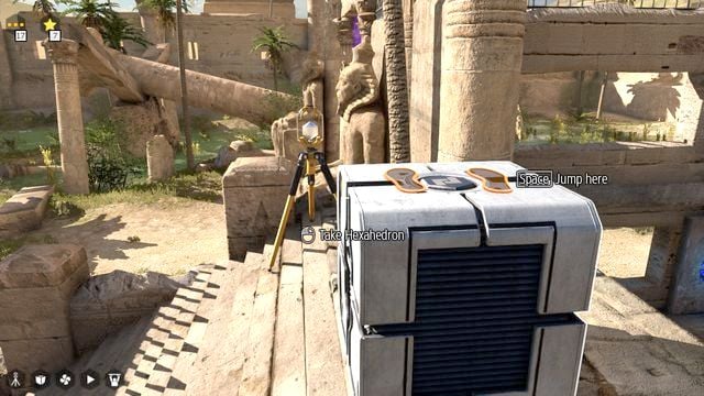 Apart from the connector, also carry the cube over - World 2 | All Stars - All Stars - The Talos Principle Game Guide