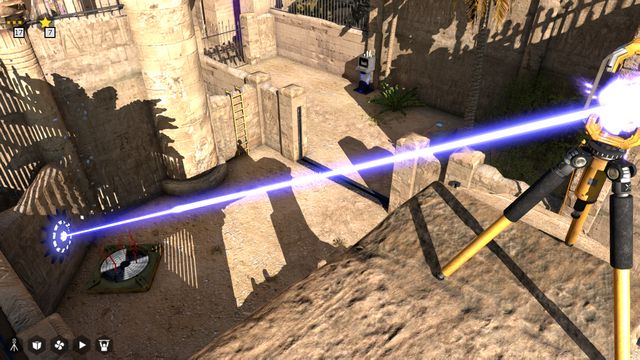 Direct the blue beam over the wall - World 2 | All Stars - All Stars - The Talos Principle Game Guide
