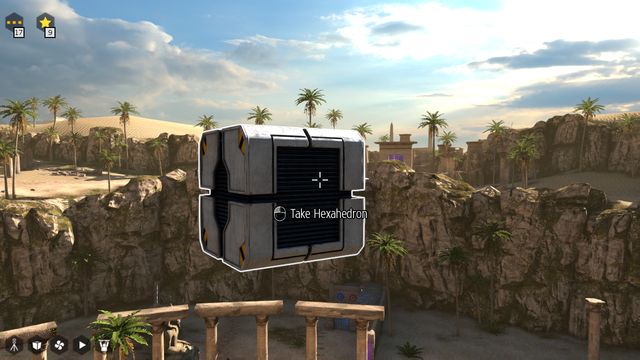 Collect the cube in mid-air - World 2 | All Stars - All Stars - The Talos Principle Game Guide
