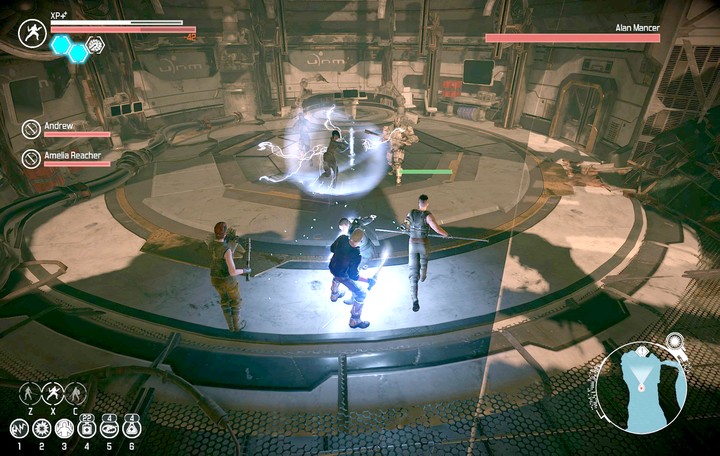 The fight with Alan is not too easy (it would be easier if he was all by himself). - Finding Earth | Chapter 2 Quests - Chapter 2 quests - The Technomancer Game Guide