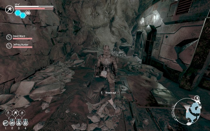 By approaching the unsuspecting enemy from behind you will be able to knock him out. - Sneaking, pickpocketing and locks - General hints - The Technomancer Game Guide