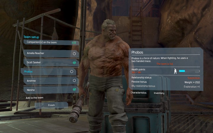 Phobos. - All available companions in The Technomancer - Companions and factions - The Technomancer Game Guide