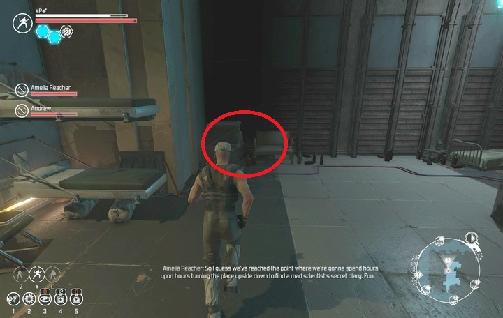 Scotts notes located in his infirmary. - Side quests in The Caravanserai - Side quests - The Technomancer Game Guide