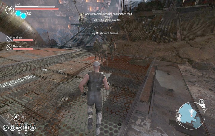 The client will yell to attract your attention. - Side quests in The Caravanserai - Side quests - The Technomancer Game Guide