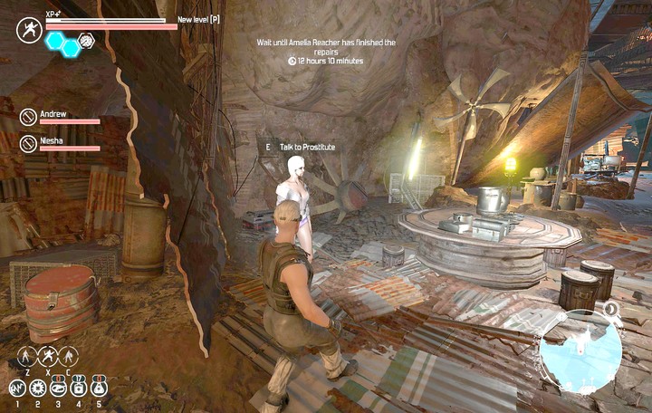 One of the prostitutes in the market place - Side quests in The Caravanserai - Side quests - The Technomancer Game Guide