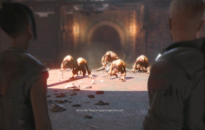 City gates wont be opened as long as there are monsters in front of them. - A Safe Haven | Chapter 1 Quests - Chapter 1 quests - The Technomancer Game Guide