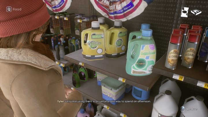 Another choice of what you prefer - an effective or organic cleaner - Tell Me Why: Store walkthrough - Chapter 1 Homecoming - Chapter 1 Homecoming - Tell Me Why Guide, Walkthrough