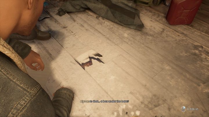 When Alyson puts out the fire in the garage, she will immediately notice a hole in the floor - Tell Me Why: Mothers trunk - how to get in? - FAQ - Tell Me Why Guide, Walkthrough