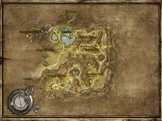 Basilisk Crag, with Tenebrous Mines on top. - Levels 28-32 - Raising in experience by completing quests - TERA - Fast leveling - Game Guide and Walkthrough