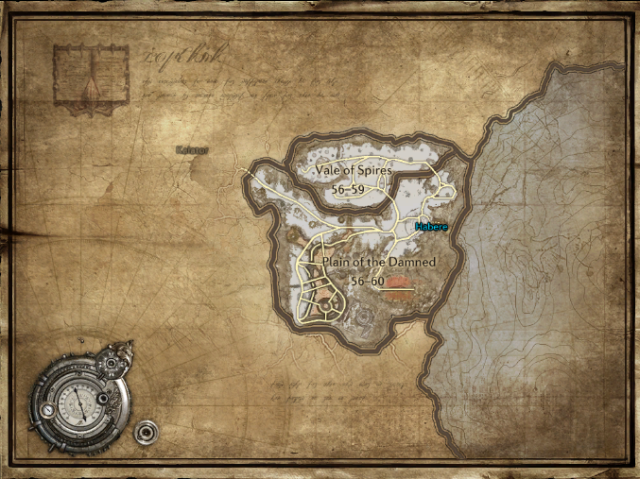 The Lorcada province. - Levels 53-58 - Raising in experience by completing quests - TERA - Fast leveling - Game Guide and Walkthrough