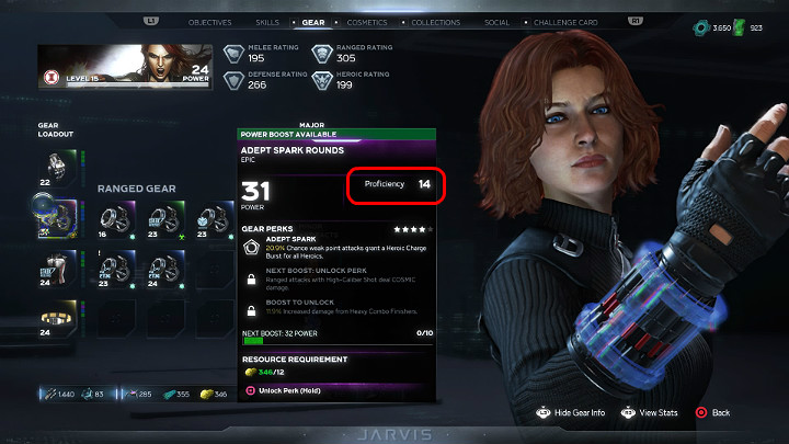 Battle ratings in Marvels Avengers determine how well your hero will fare in a particular situation - Marvels Avengers: Attributes, combat ratings - Character development - Marvels Avengers Guide