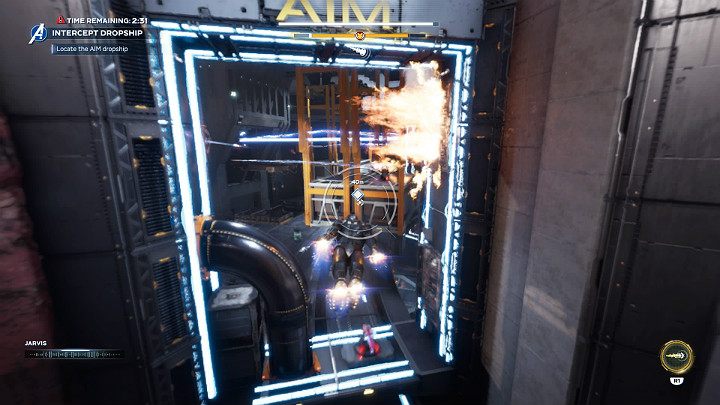 Once again, focus on getting to your main objective - Marvels Avengers: Armor chase, walkthrough - Utah Badlands - Marvels Avengers Guide