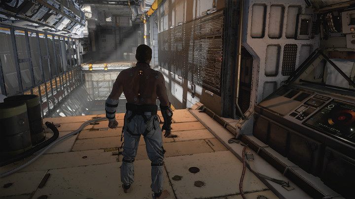 Move down the corridor on the right and complete a short tutorial - Marvels Avengers: Testing 1, 2, 3, walkthrough - Earth Orbit - Marvels Avengers Guide