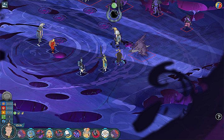 Soon after embarking on your way, a sequence connected with Dytch should trigger; his leg will become stuck in a hole - Chapter 21 | Chapters walkthrough for The Banner Saga 3 - Walkthrough - The Banner Saga 3 Game Guide