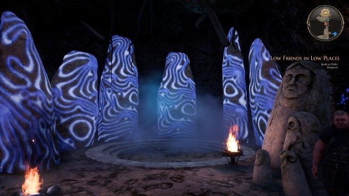 Standing Stones in the ruins underneath Skara Brae. - Take the Highroad | Side Quests in The Bards Tale 4 - Side Quests - The Bards Tale 4 Game Guide