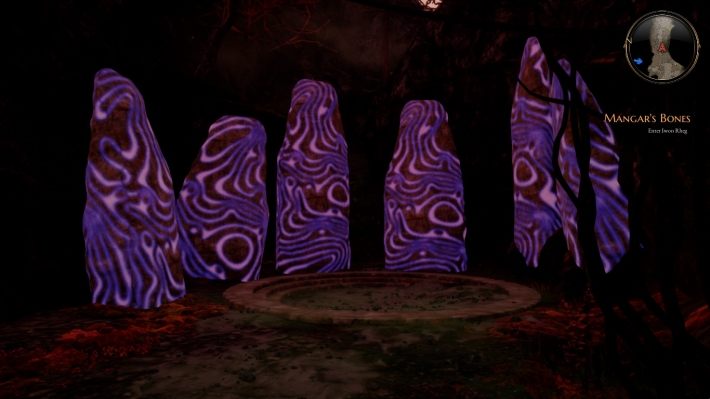 Standing Stones in the Sulfur Springs. - Take the Highroad | Side Quests in The Bards Tale 4 - Side Quests - The Bards Tale 4 Game Guide