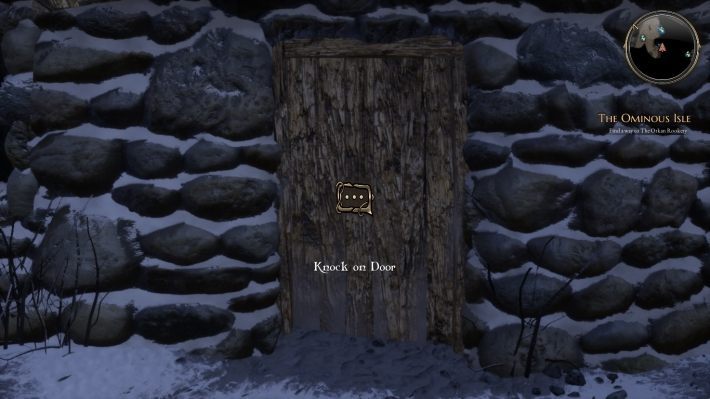 Once you knock the second door, the sisters will appear behind you - you have to talk to them - The Ominous Isle | The Bards Tale 4 Main Quest Walkthrough - Main Quests - The Bards Tale 4 Game Guide