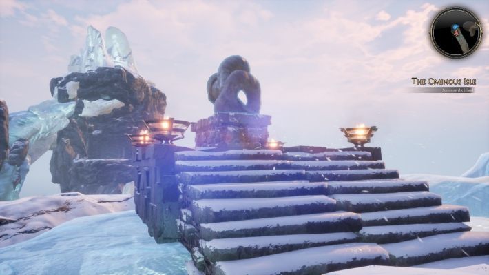 Use the horn to summon the island - The Ominous Isle | The Bards Tale 4 Main Quest Walkthrough - Main Quests - The Bards Tale 4 Game Guide