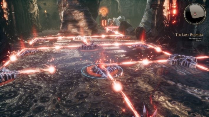 Continue exploring the red temple - The Lost Rookery | The Bards Tale 4 Main Quest Walkthrough - Main Quests - The Bards Tale 4 Game Guide