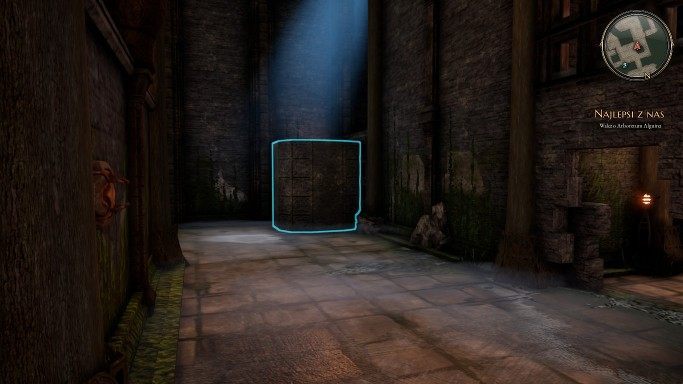 Push it all the way towards the end of the hall. - Stones to push | Stone puzzles in The Bards Tale 4 - Puzzles - The Bards Tale 4 Game Guide