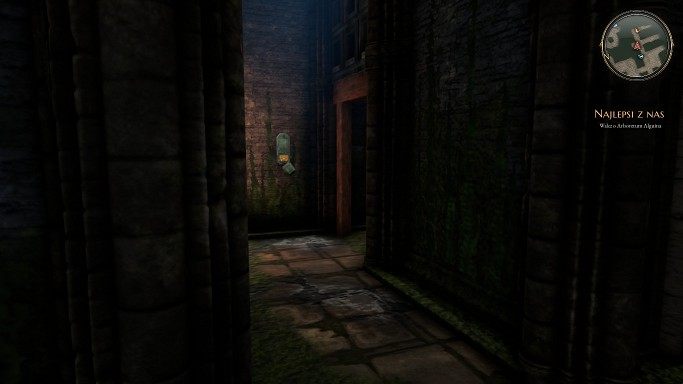 In the middle of the corridor, you will find an imps mark and a sign on which you can use the new song called The Stone Remembers - Hidden Hand and The Best of Us | The Bards Tale 4 Main Quest Walkthrough - Main Quests - The Bards Tale 4 Game Guide