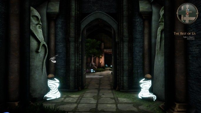 Pay attention to the wall on the left, there will be a button next to it that will open a secret passage with a chest in the middle - Hidden Hand and The Best of Us | The Bards Tale 4 Main Quest Walkthrough - Main Quests - The Bards Tale 4 Game Guide