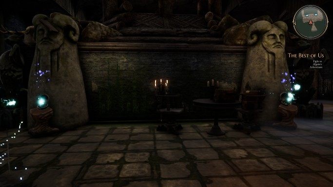 In the area, you will find three books and a totem which will allow you to save the game - Hidden Hand and The Best of Us | The Bards Tale 4 Main Quest Walkthrough - Main Quests - The Bards Tale 4 Game Guide