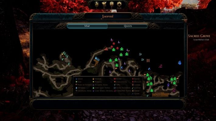 Once you get there, Lioslaith will learn a new song called Heavenly Grandfather - The Sacred Grove | The Bards Tale 4 Main Quest Walkthrough - Main Quests - The Bards Tale 4 Game Guide