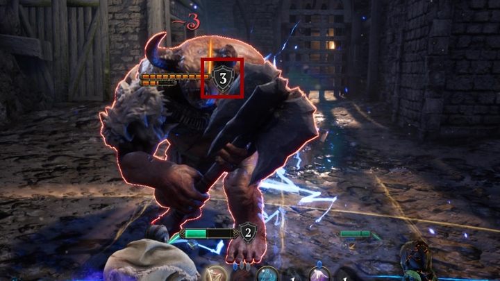 Pay attention to the level of your opponents armor - Combat in The Bards Tale 4 Game - Basics - The Bards Tale 4 Game Guide