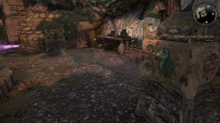 Kick the fairy towards the token - Keeper of the old ways | The Bards Tale 4 Main Quest Walkthrough - Main Quests - The Bards Tale 4 Game Guide