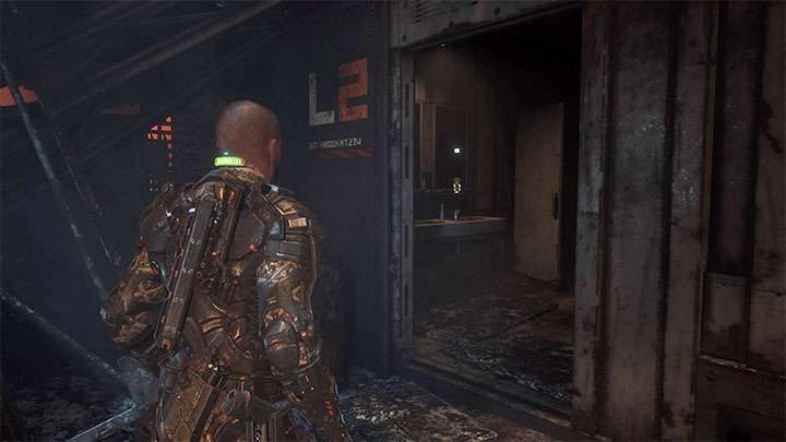 Search the location for L2 restroom - Callisto Protocol: Assault Rifle Schematic - secrets, collectibles - Schematics - The Callisto Protocol Guide