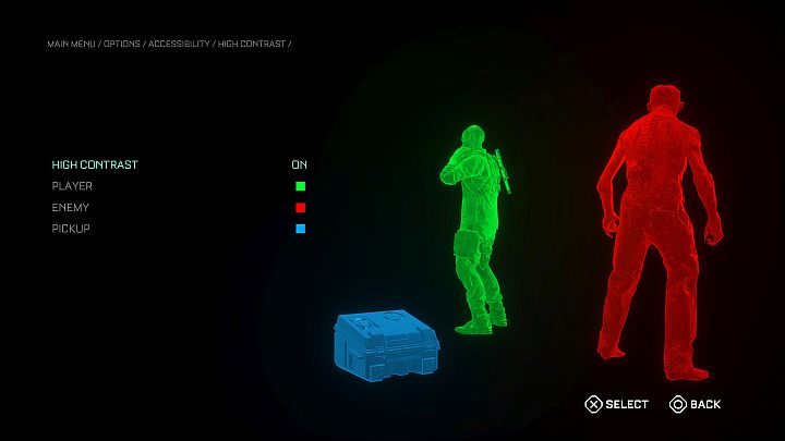 This is one of the tabs of the Accessibility menu - Callisto Protocol: Accessibility Features - Appendix - The Callisto Protocol Guide