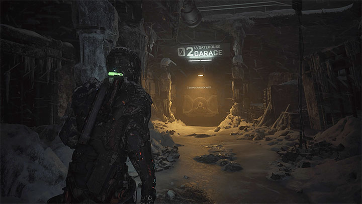 After reaching the fork, take the right path and again watch out for crawling monsters - don't miss any of them - Callisto Protocol: Lost - Walkthrough - The Callisto Protocol Guide