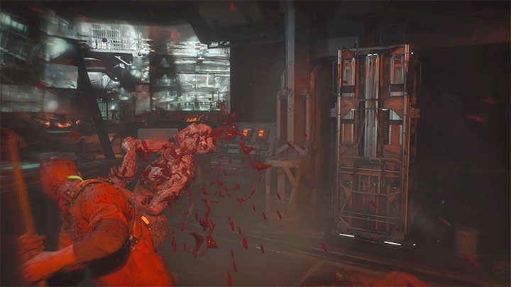 You need to face the first monster in the game: Dodge (1 or 2 in a row) and launch attacks of your own with the crowbar in between them - Callisto Protocol: Outbreak - Walkthrough - The Callisto Protocol Guide