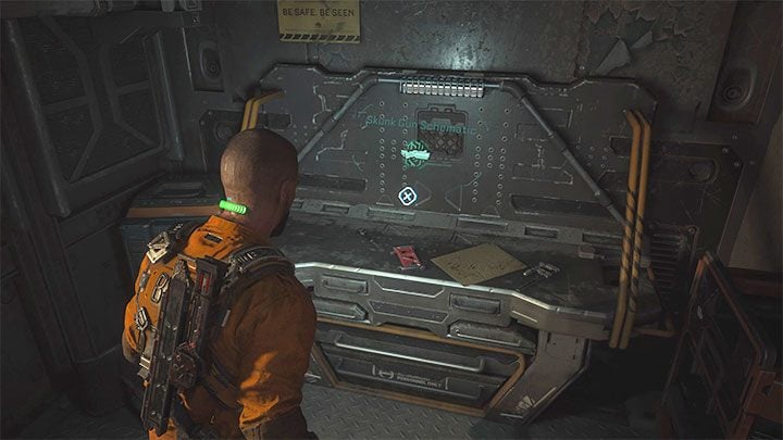 You will reach the previously inaccessible Workshop D302 - Callisto Protocol: Skunk Gun schematic - secrets, collectibles - Schematics - The Callisto Protocol Guide