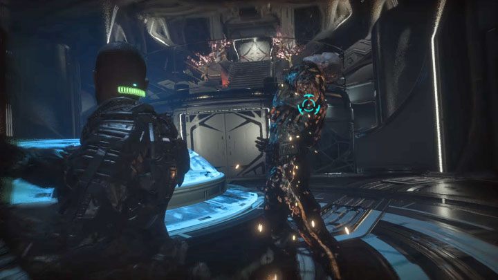 Counterattack when Ferris finishes his combo - Callisto Protocol: How to kill Alpha, the final boss? - FAQ - The Callisto Protocol Guide