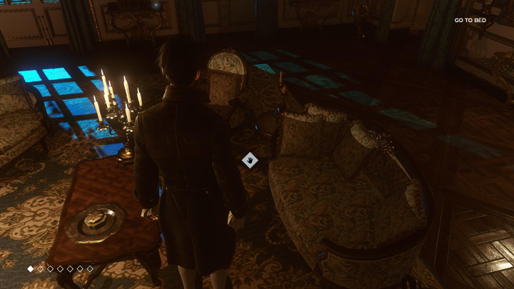 The last (ninth) coin in this chapter is in your room - All Coins in The Council Episode 1 - Episode 1 - The Mad Ones - The Council Game Guide