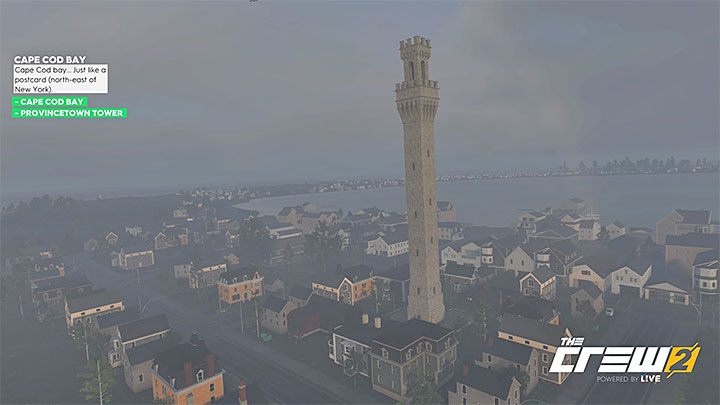 Description: Cape Cod Bay - just like a postcard (north-east of New York) - The Crew 2: Album - Off-Roadin - The Crew 2: Photo Ops - The Crew 2 Game Guide