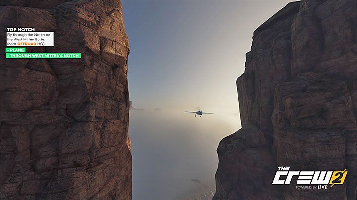 Description: Fly through the Notch on the West Mitten Butte - The Crew 2: Album - Freestyle - The Crew 2: Photo Ops - The Crew 2 Game Guide