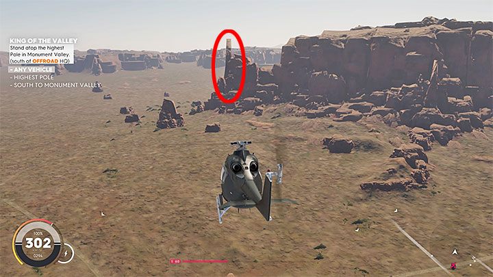 Description: Stand atop the highest Pole in Monument Valley (south of Off-Road HQ) - The Crew 2: Album - Freestyle - The Crew 2: Photo Ops - The Crew 2 Game Guide