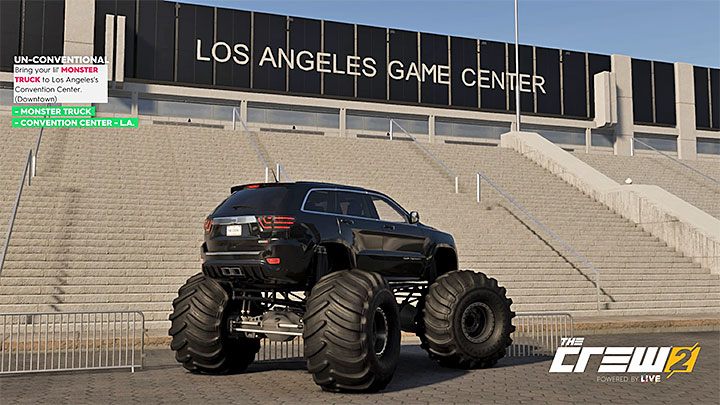Description: Bring your lil Monster Truck to Los Angeles Convention Center - The Crew 2: Album - Freestyle - The Crew 2: Photo Ops - The Crew 2 Game Guide